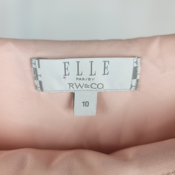 ELLE for RW & CO Lightweight Blk Sheath Dress Sz10 - Picture 4 of 5